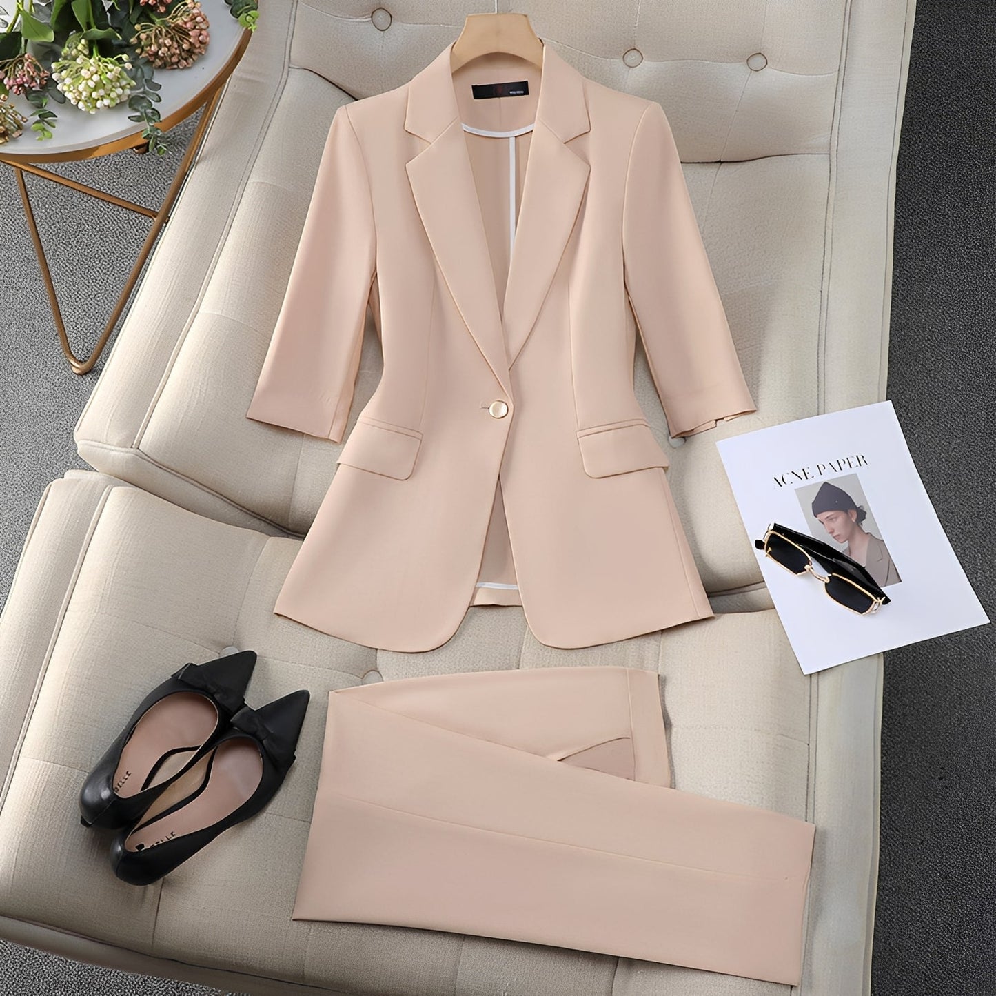 Claudia - Stylish Blazer and Pants Set for Women