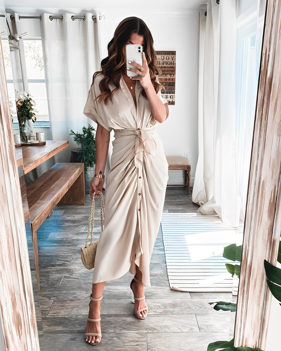 Antoinette - Elegantes langes Damenkleid