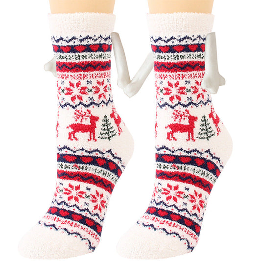 Cailin - Stylische Damen-Weihnachtssocken aus Fleece