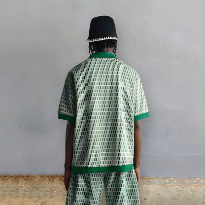 Atem - Stilvolles Hemd und Shorts Set für Herren