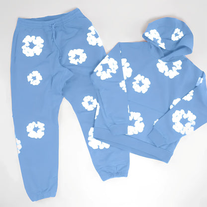 Theresa - Stilvolles, locker geschnittenes Damen-Set mit Blumendesign