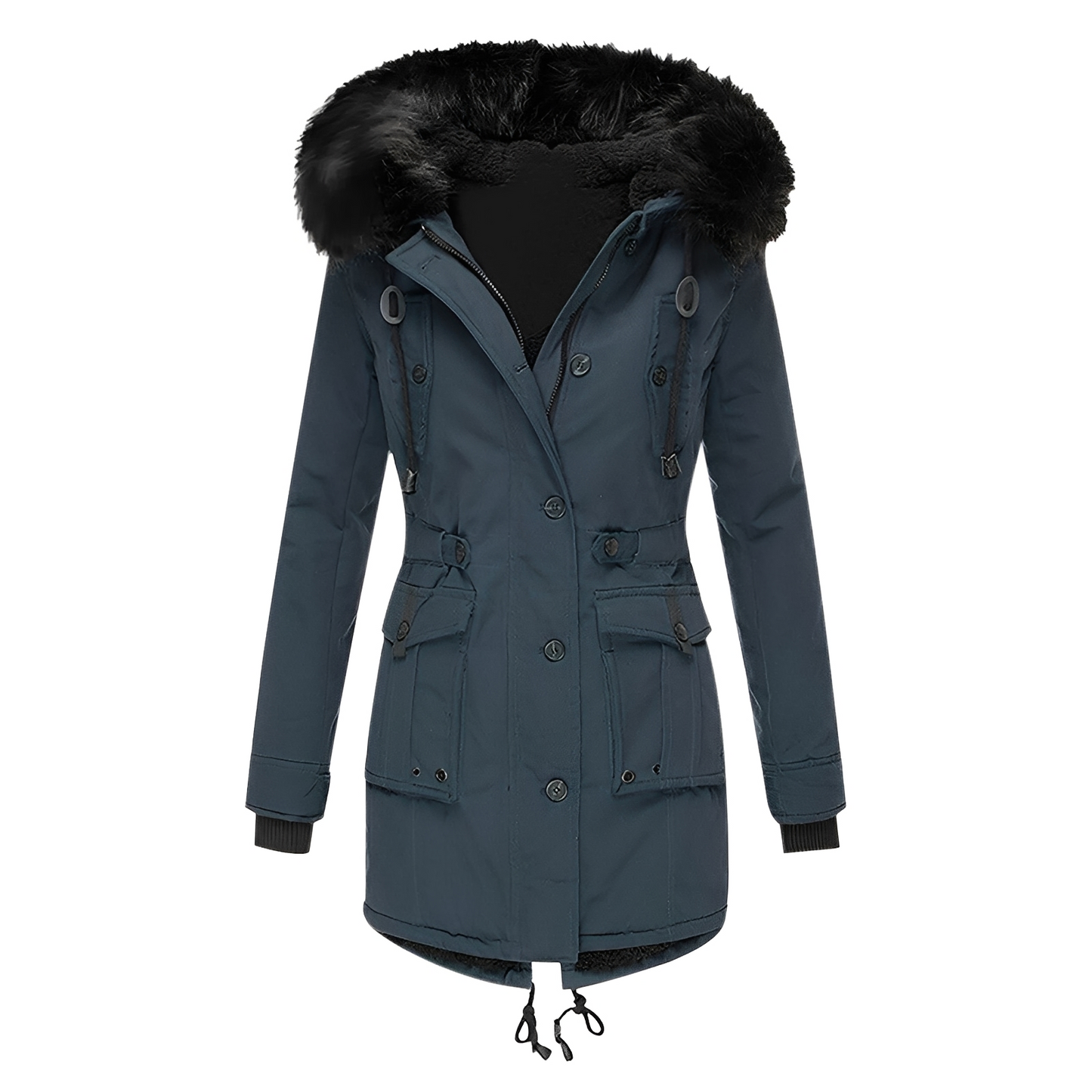 Mathurine - Damen-Winterjacke mit Kapuze