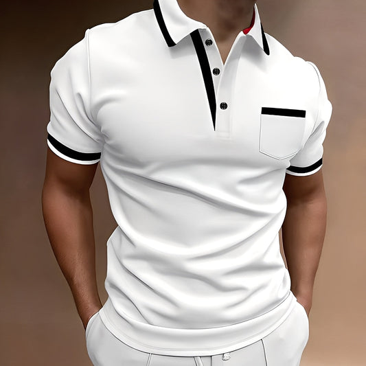 Alijah - Schickes, schmales Herren-Poloshirt