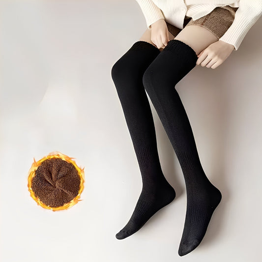Shirlee - Elegante, warme, dicke Overknee-Strümpfe