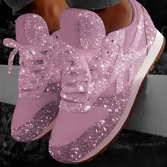 Kaycee - Funkelnde, bequeme Muffin-Sneaker für Damen