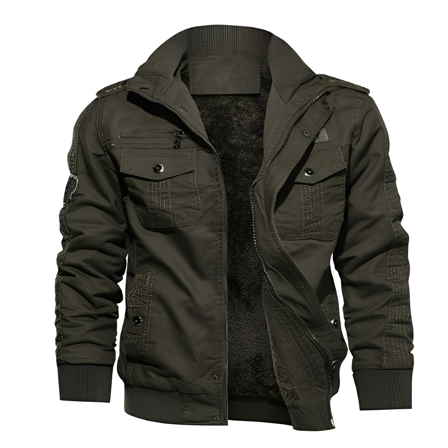 Gary - Trendige Herren-Fleecejacke mit Taschen