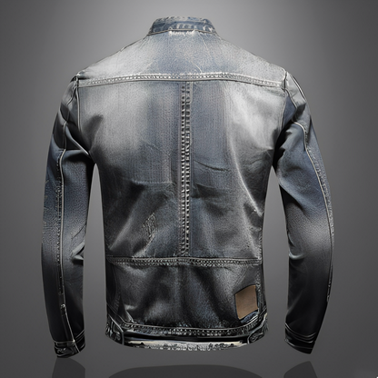 Lucas - Modische Herren-Jeansjacke mit Taschen