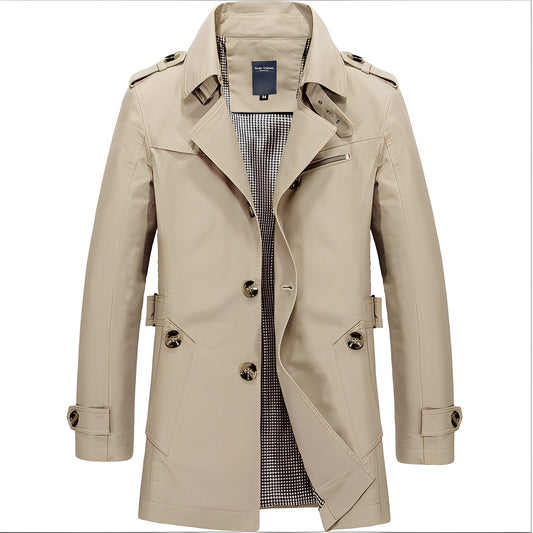 Harry - Bequeme, mittellange Herrenwindjacke