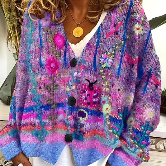 Daphné - Komfortabler und lebendiger Damenpullover