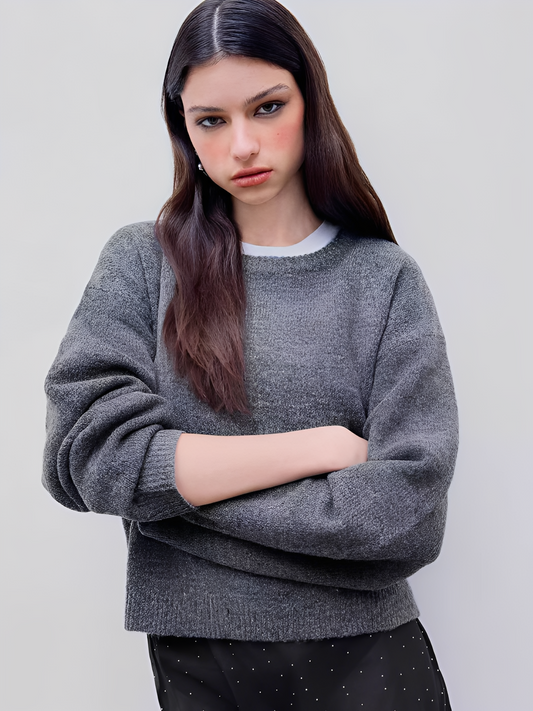 Luvenia - Bequemer, warmer Polyester-Pullover für Frauen
