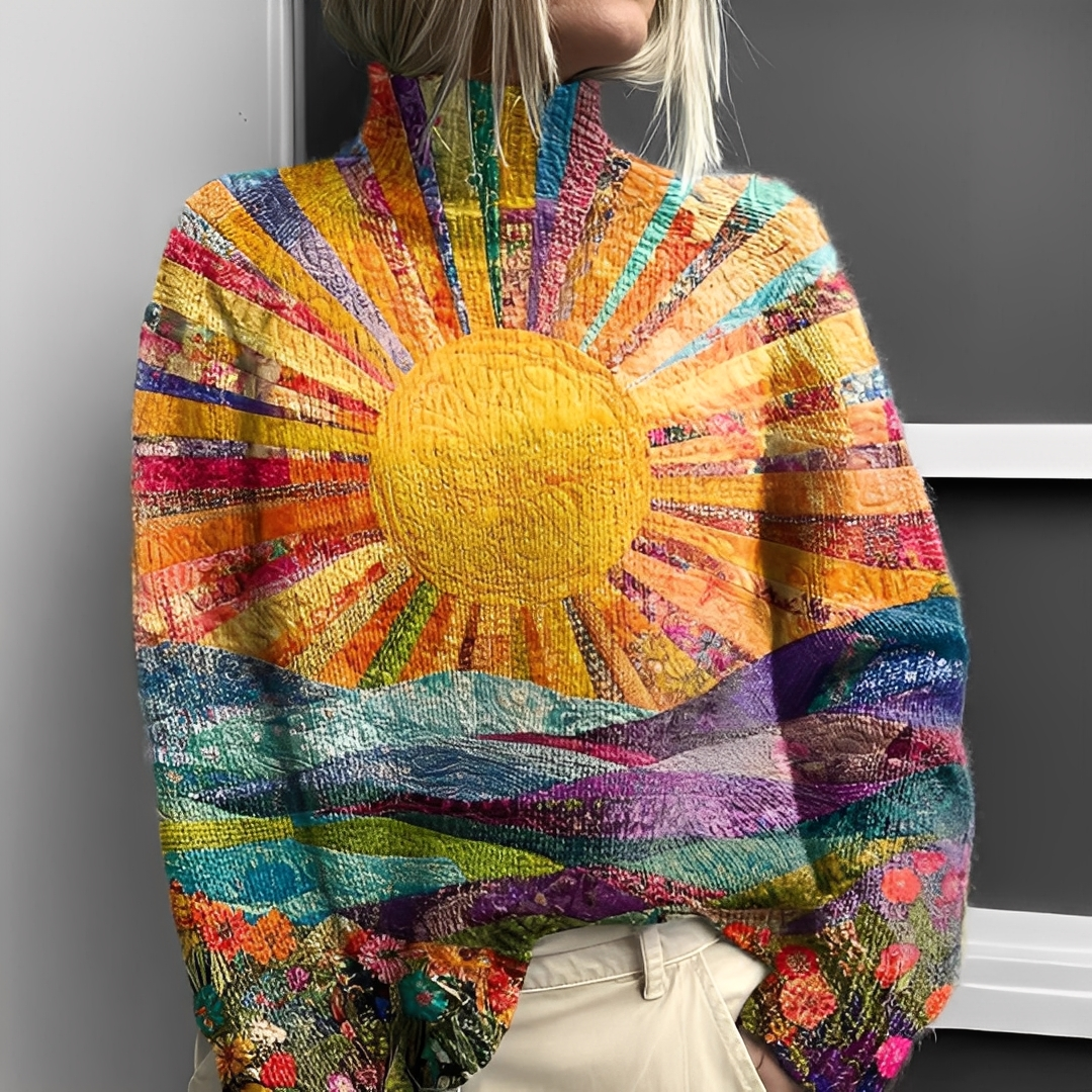 Olivia - Komfortabler Damen-Rollkragenpullover