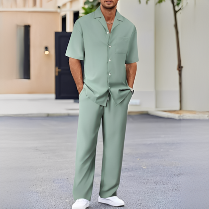 Drian - Elegantes Set aus Hemd und Hose für Herren