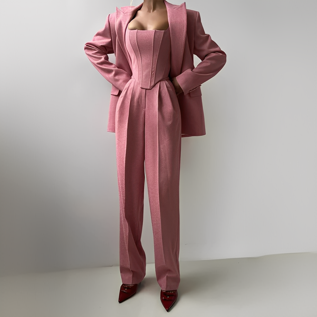 Annadine - Elegantes und legeres 3-teiliges Set für Damen