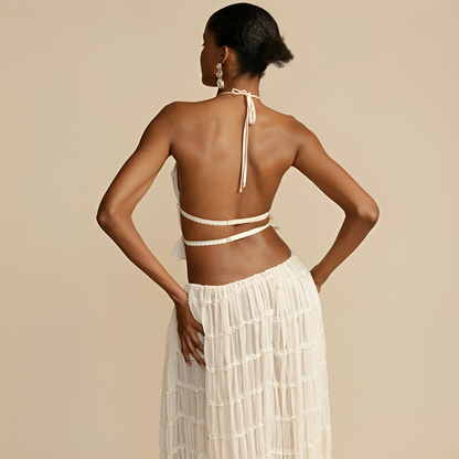 Kalea - Set of blouse and summer skirt for women