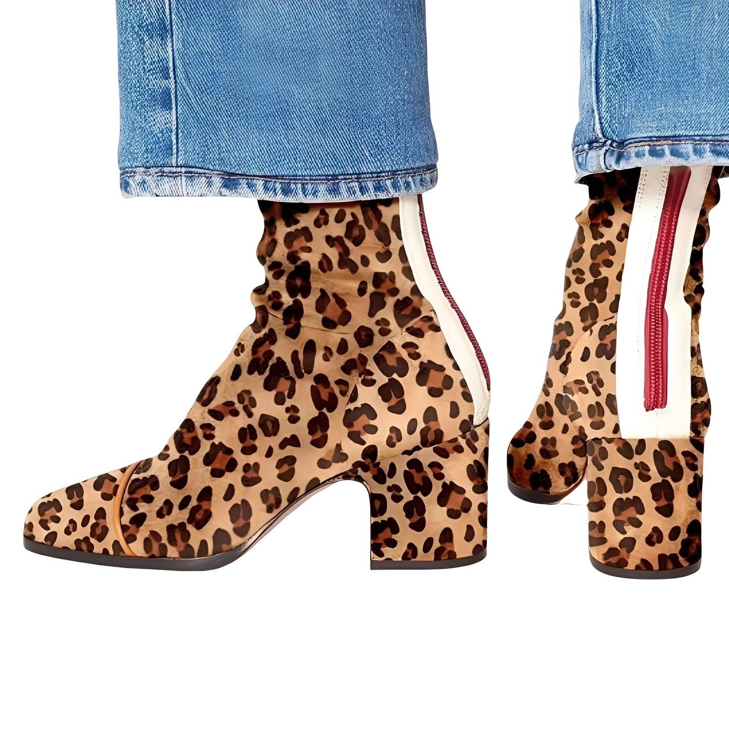 Juliana - Trendige Damenstiefeletten mit Blockabsatz