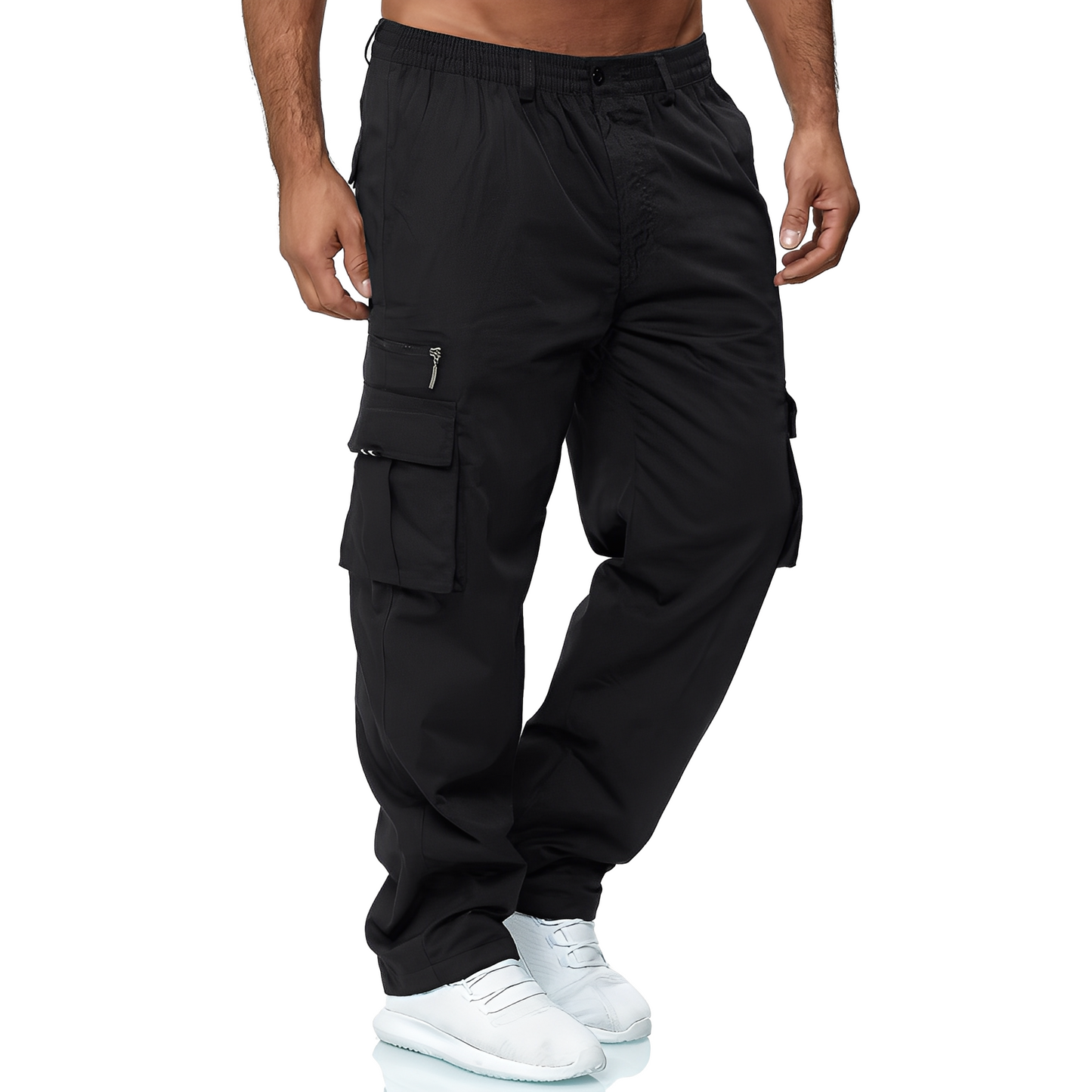Randolf - Bequem weite Cargo-Hose für Männer