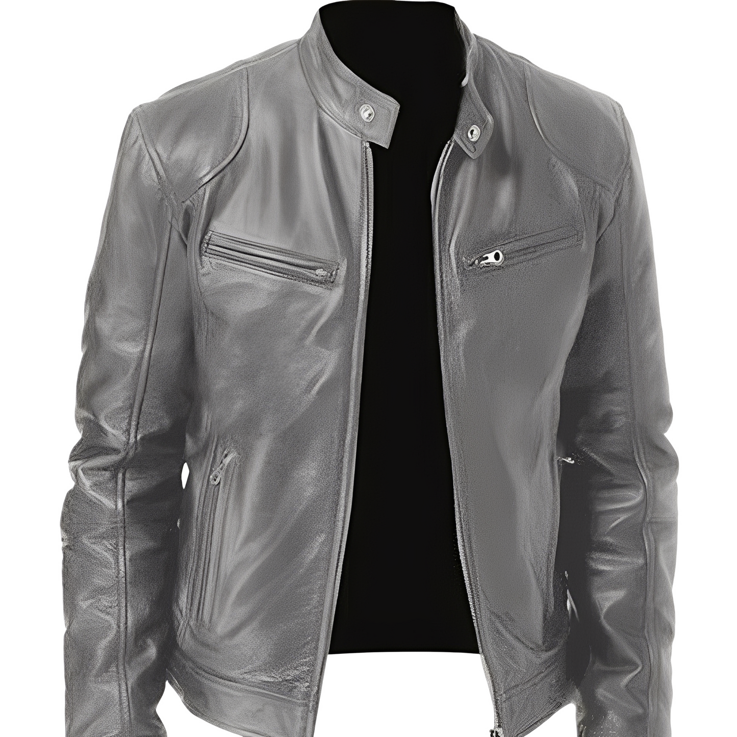 Crawford - Moderne, schmale Herren-Lederjacke
