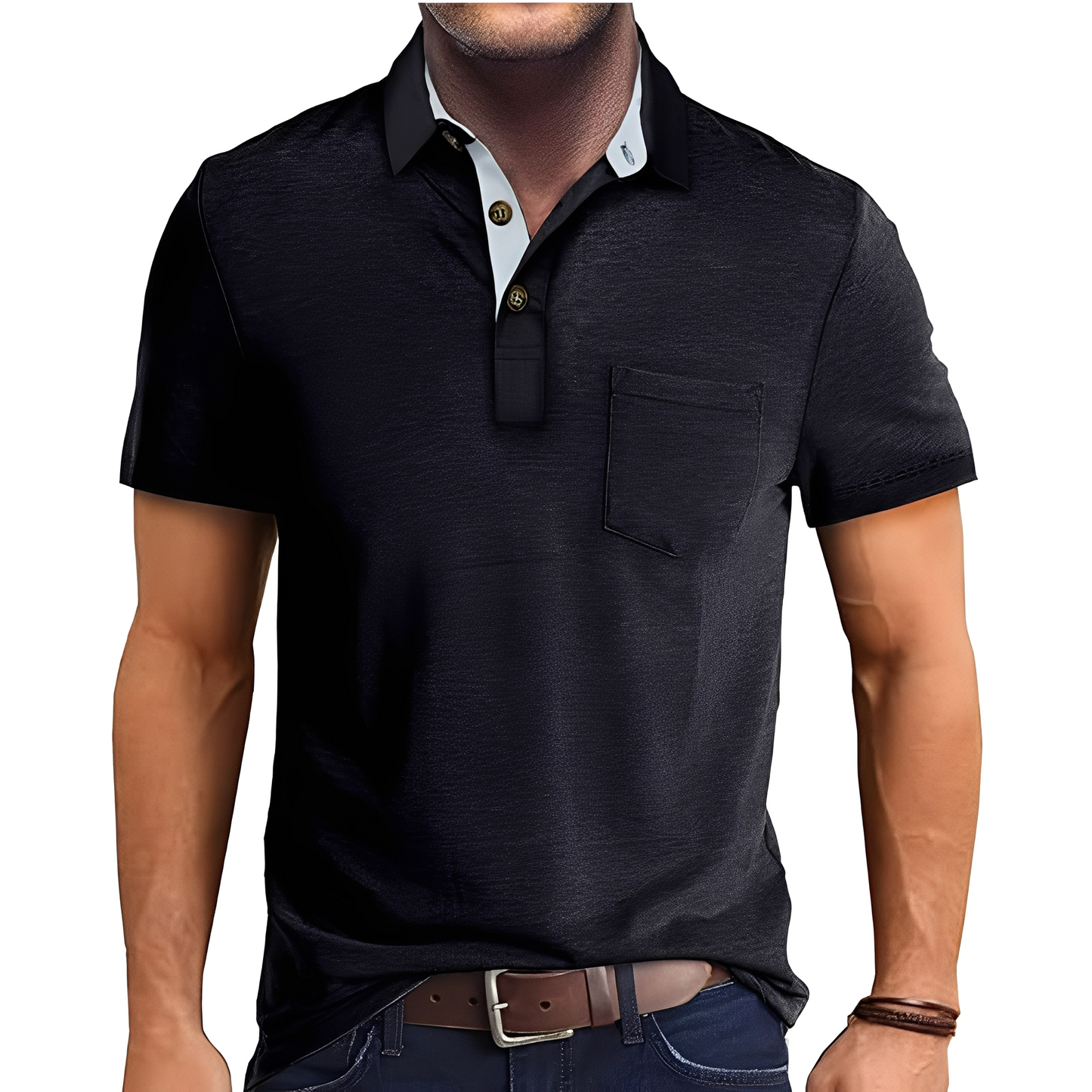 Abner - Traditionelles Herren-Poloshirt mit kurzen Ärmeln