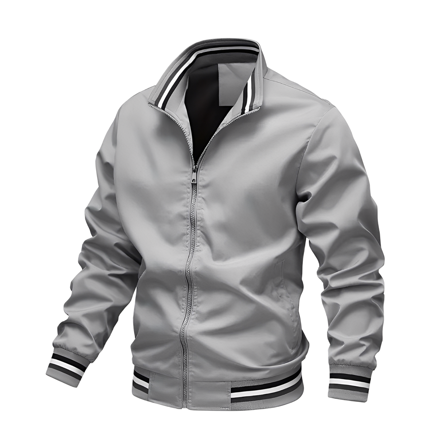 Jeremy - Coole Herren-Bomberjacke mit Streifen
