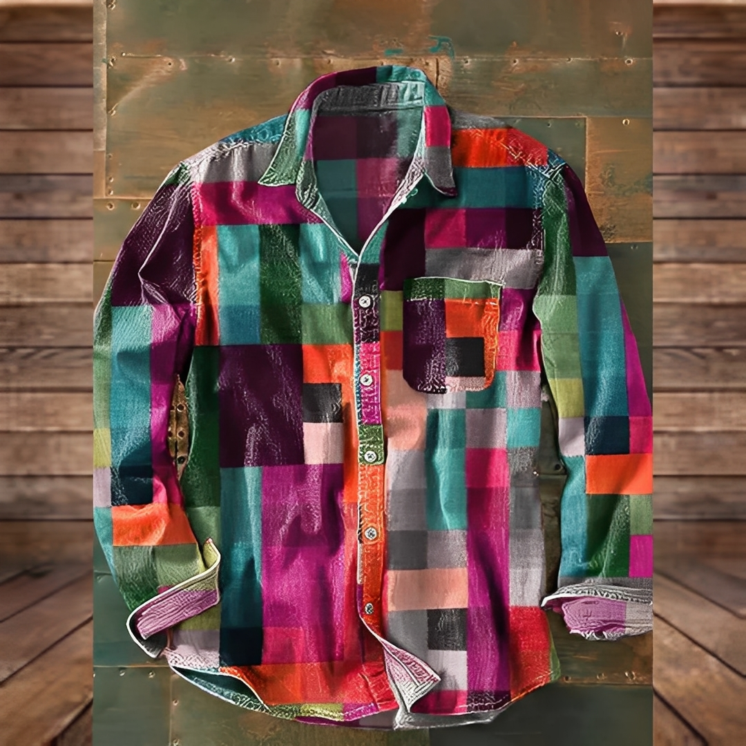 Gontran - Stilvolles Herrenhemd mit praktischer Tasche