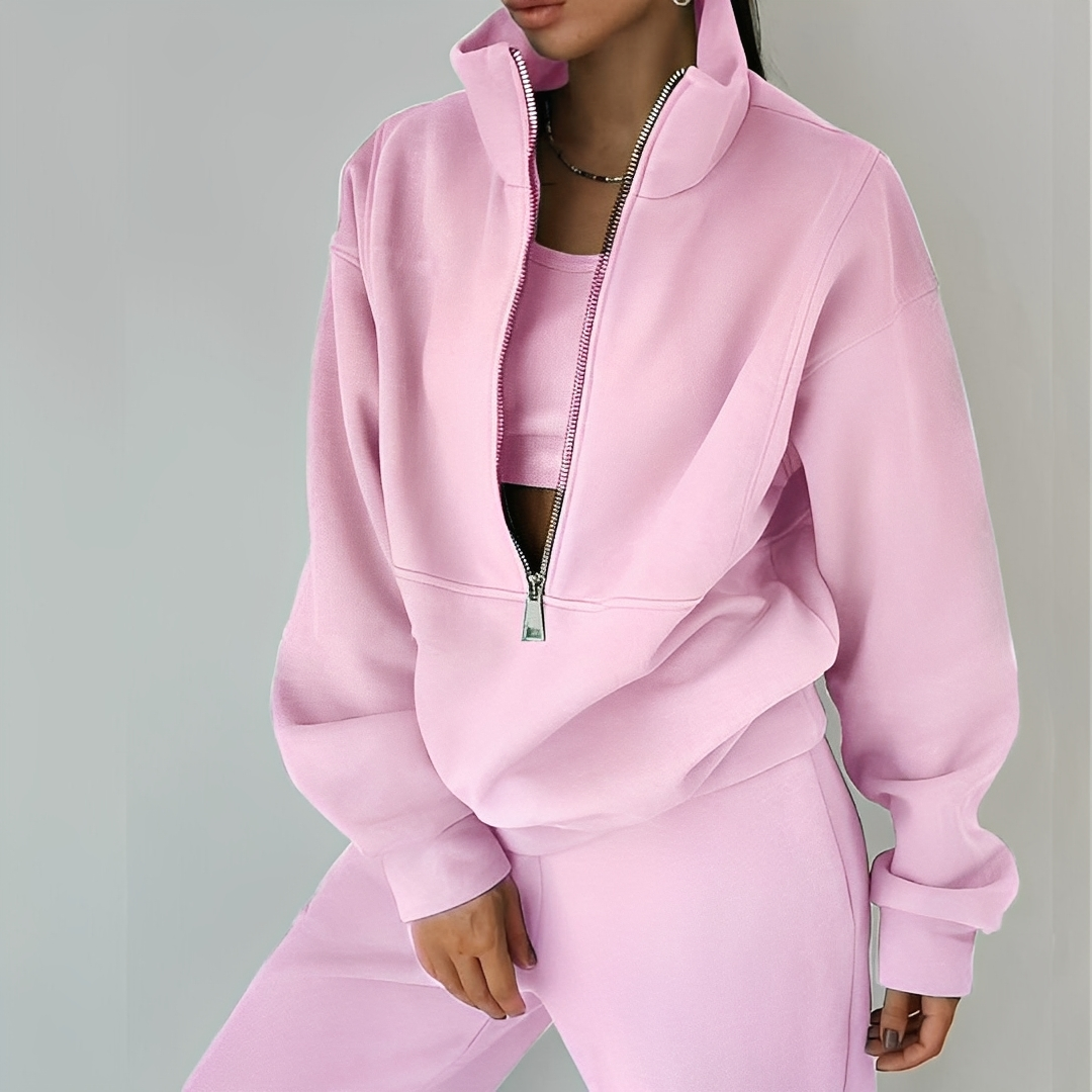 Mélissa - Bequemes lockeres Frottee-Set, zweiteilig