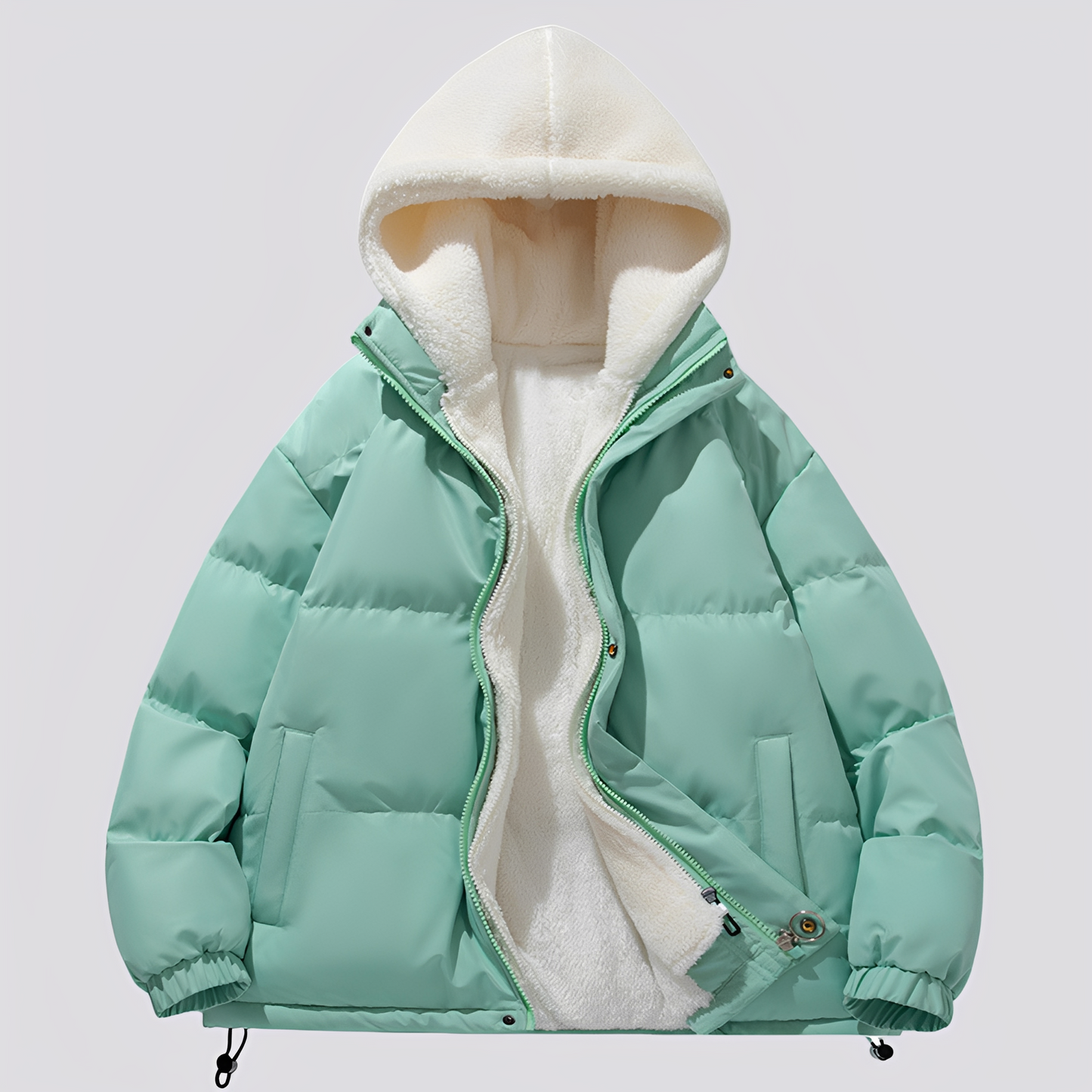 Gary - Herren-Kapuzenpullover mit Reißverschluss und warmem Futter