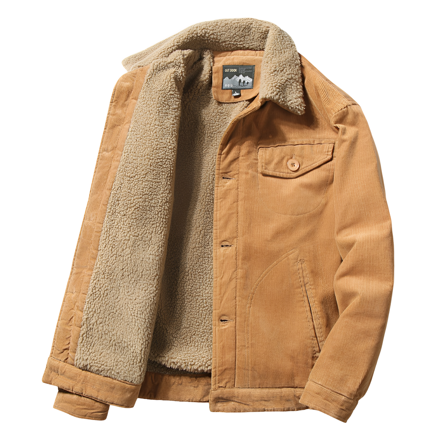 Carl - Elegante Cordjacke mit Fleecefutter für Herren