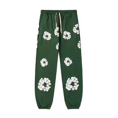 Theresa - Stilvolles, locker geschnittenes Damen-Set mit Blumendesign