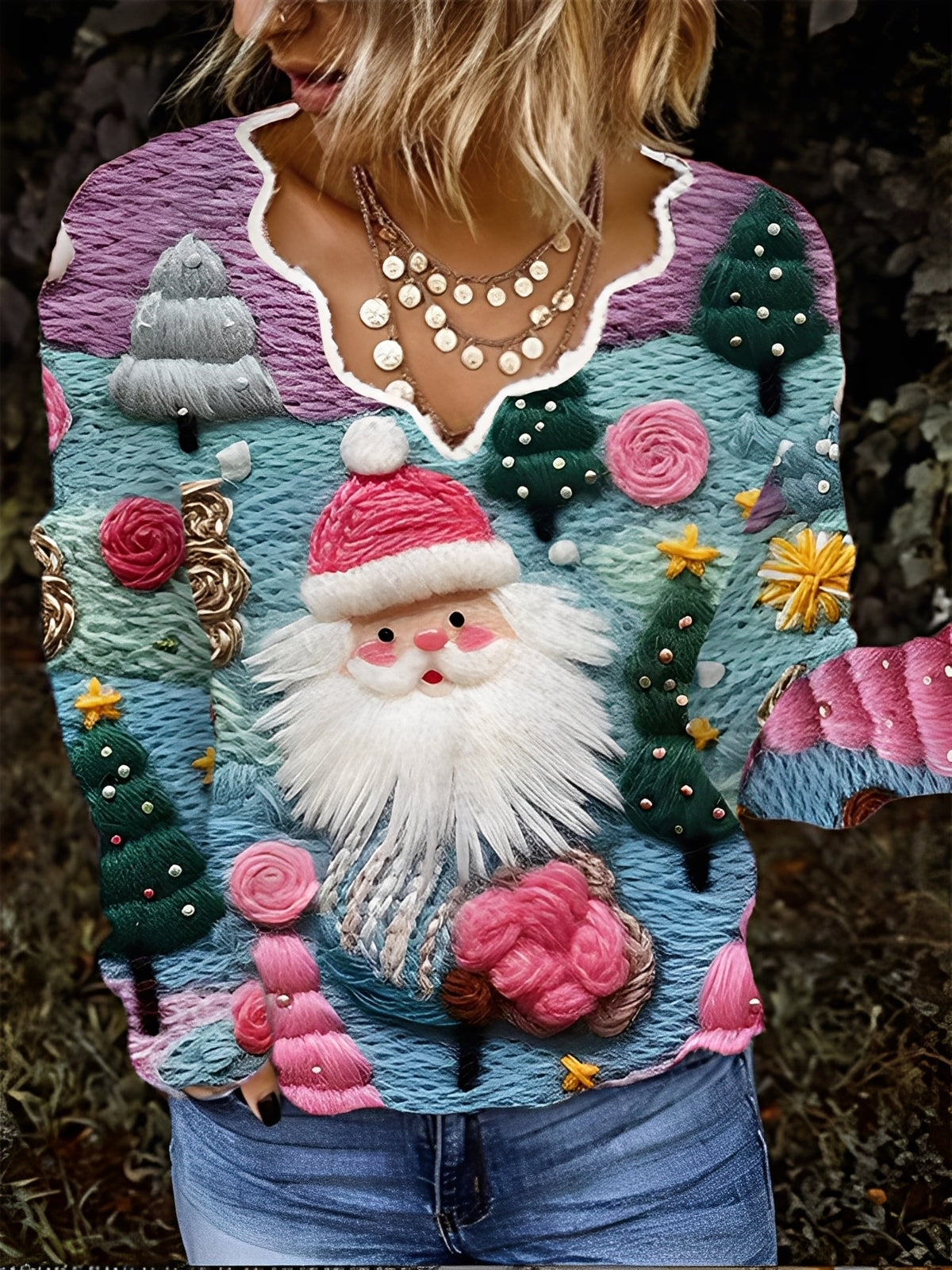 Esme - Damenfleece mit langen Ärmeln