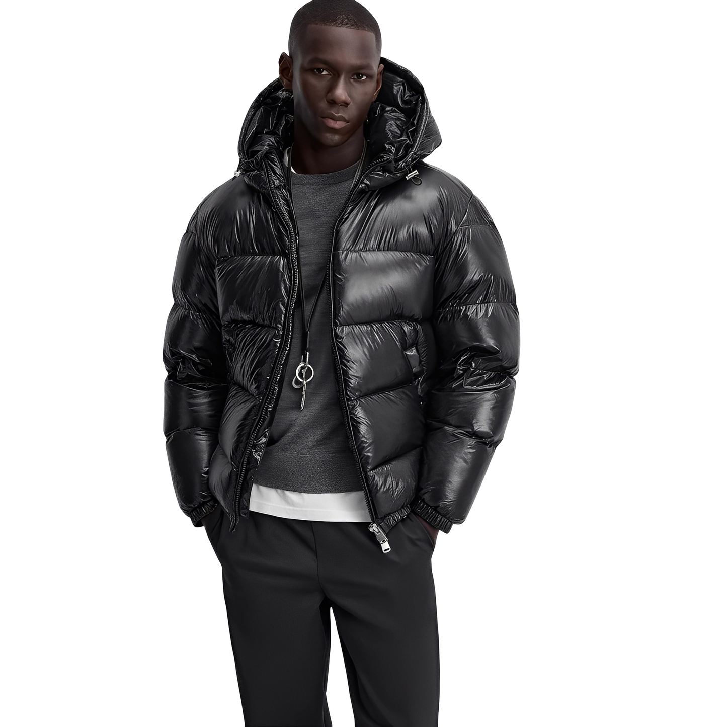 Darrel - Modische Damen-Daunenjacke mit Kapuze