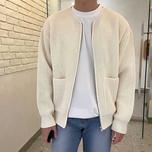 Lyam - Modischer Herren-Cardigan mit Tasche