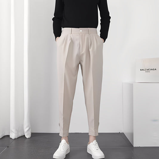 Micheal - Moderne, bequeme, locker sitzende Herrenhose