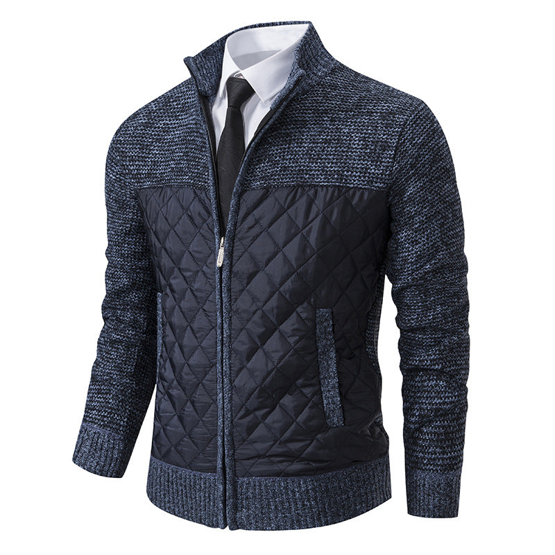 Denton - Elegante und warme Herren-Jacke aus Jacquard-Twill