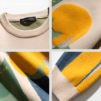 Davin - Modischer Pullover mit Print für Herren
