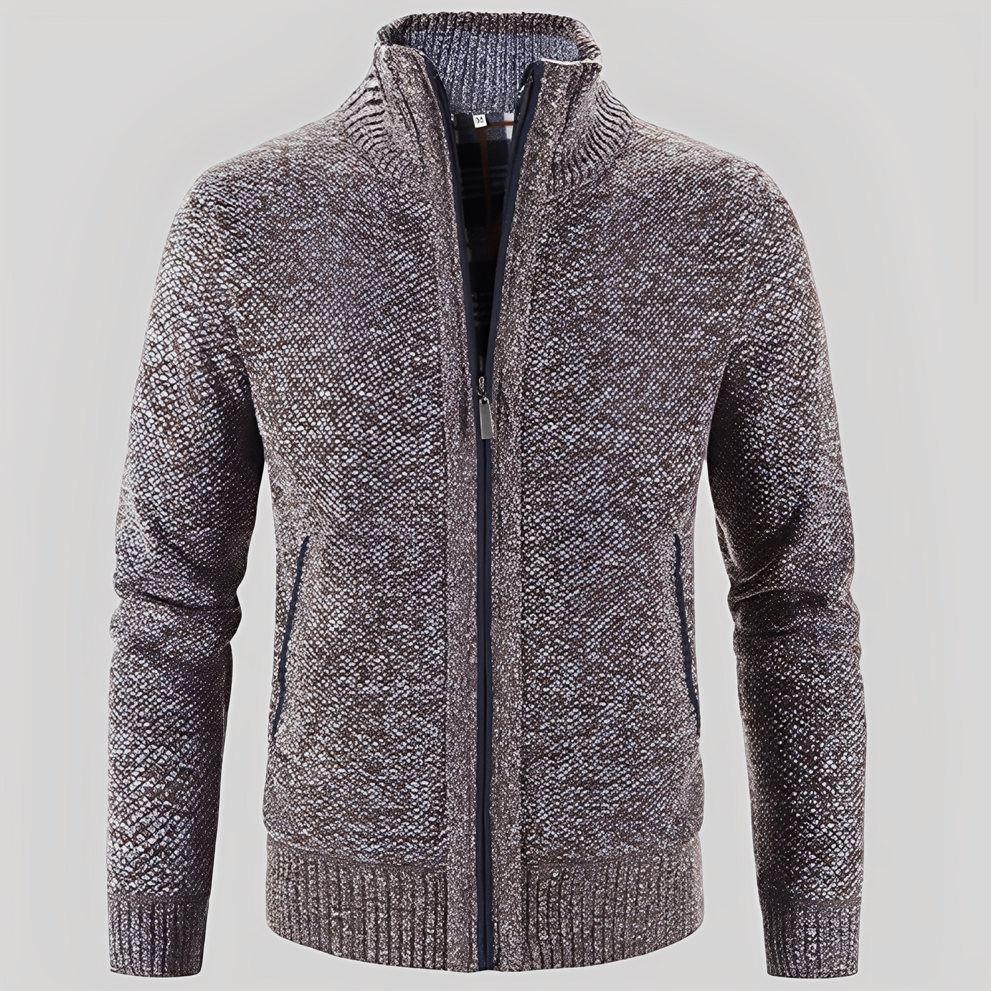 Kelvin - Einfache Herrenjacke mit Reißverschluss