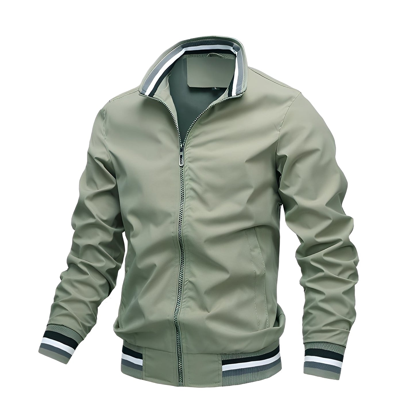 Jeremy - Coole Herren-Bomberjacke mit Streifen