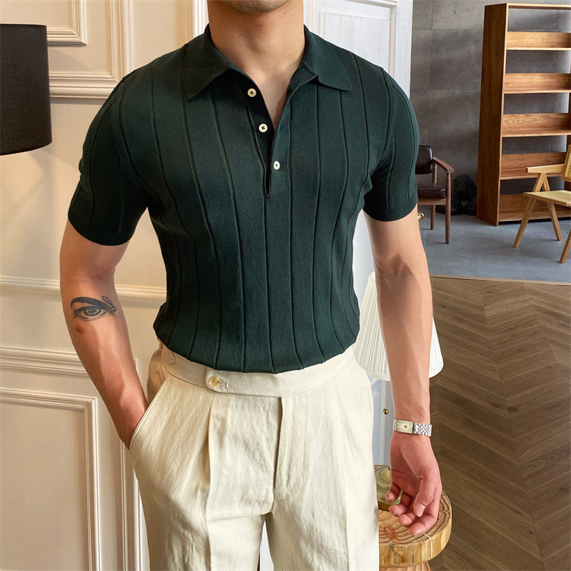 Tyrone - Herren-Poloshirt aus weichem Strick für Komfort