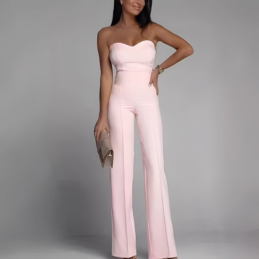 Briley - Eleganter, modischer trägerloser Damen-Jumpsuit