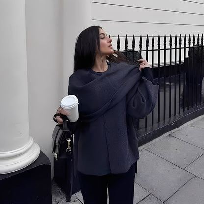 Shelley - Eleganter Damen-Strickmantel