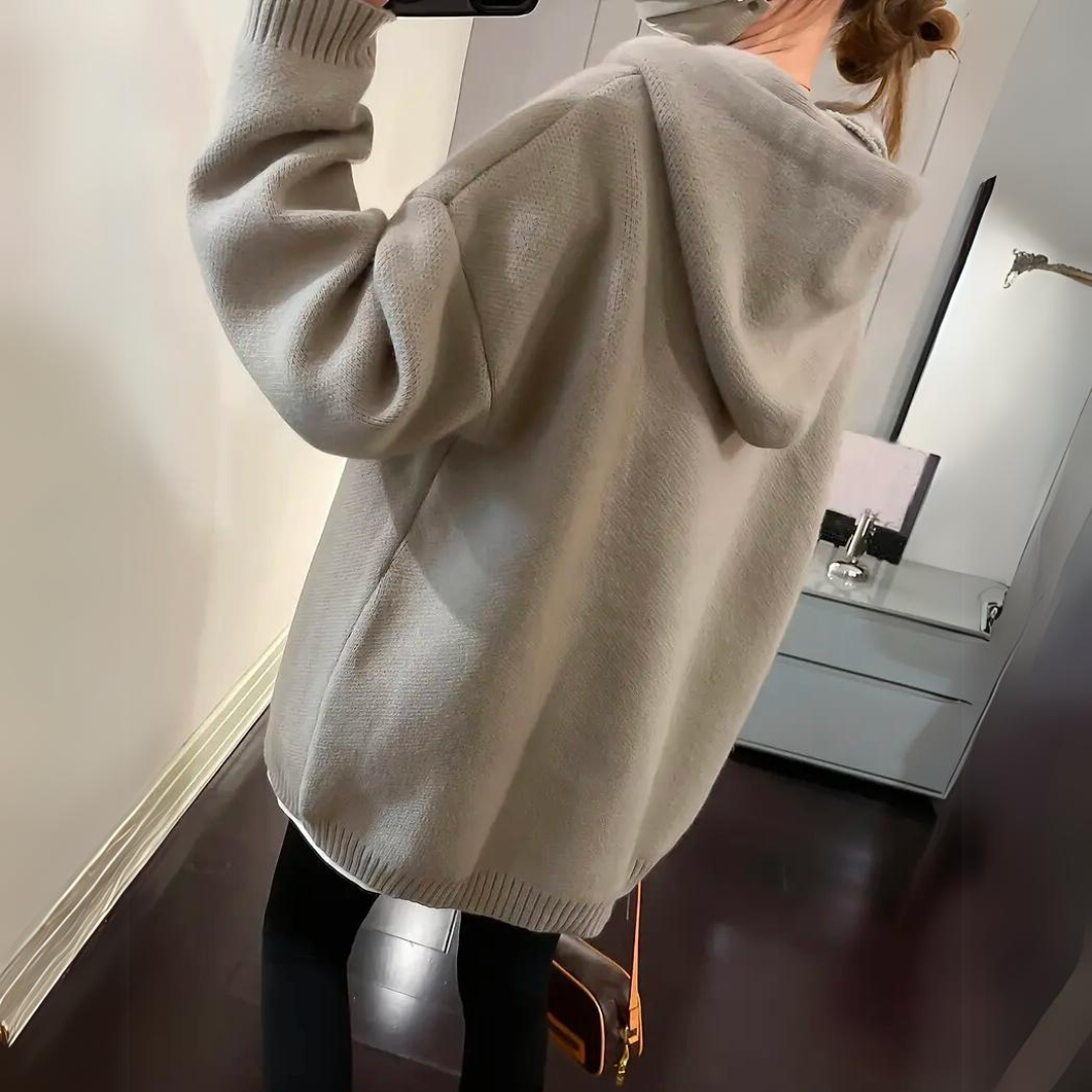 Lächeln – Warmer, weicher Hoodie