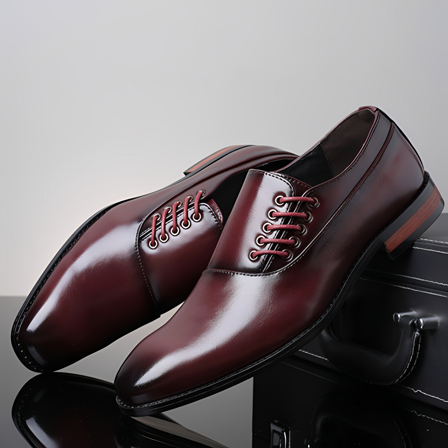 Carlos - Elegante Herren-Business-Lederhalbschuhe