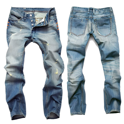 Kaleb - Klassische Jeans mit Rissen für Herren