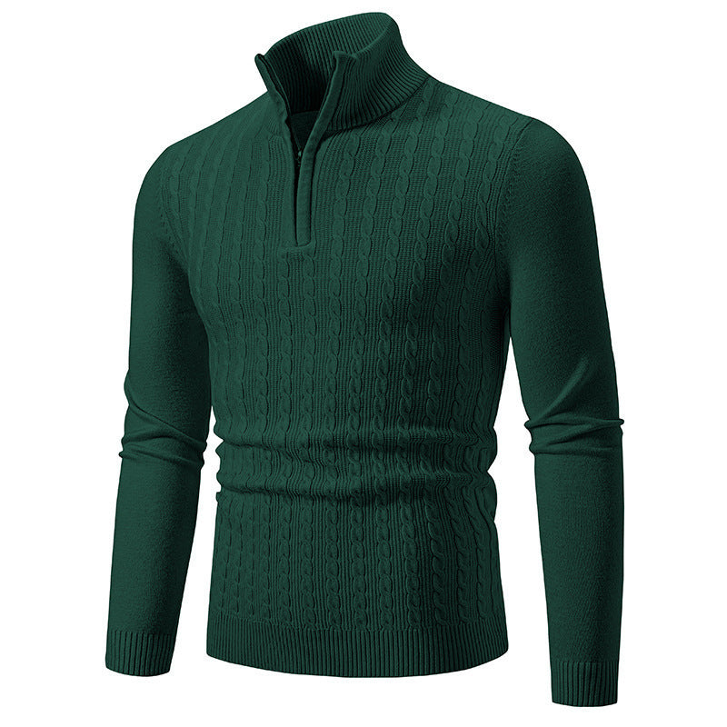 Derryl - Eleganter Herrenpullover mit Zopfmuster