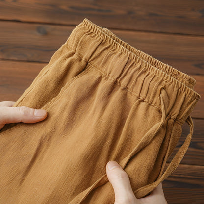 Eljude - Comfortable Men's Pants with Drawstring