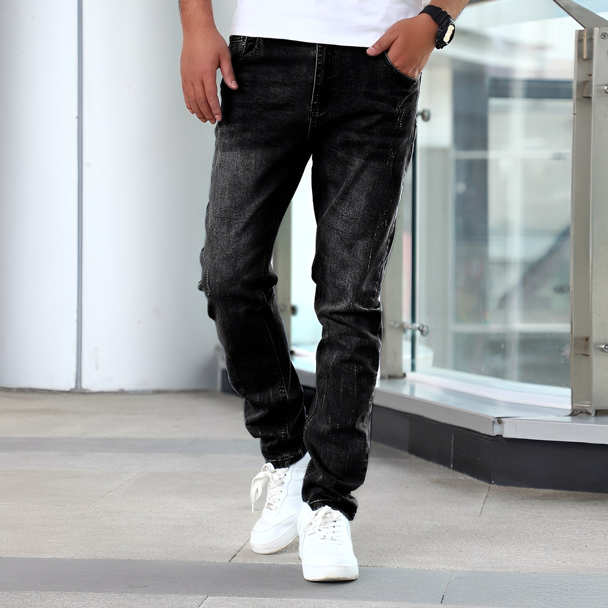 Winfred - Elegante Stretch-Skinny-Jeans für Männer