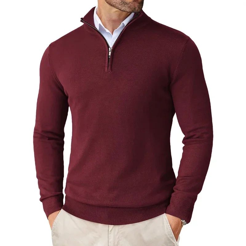 Bowen - Modischer Herrenpullover mit Zipper