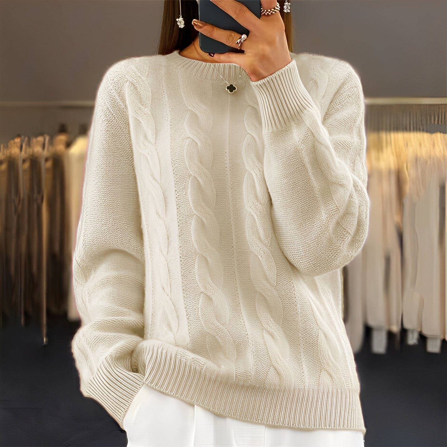 Leanne - Edler Damenpullover für alle Zeiten