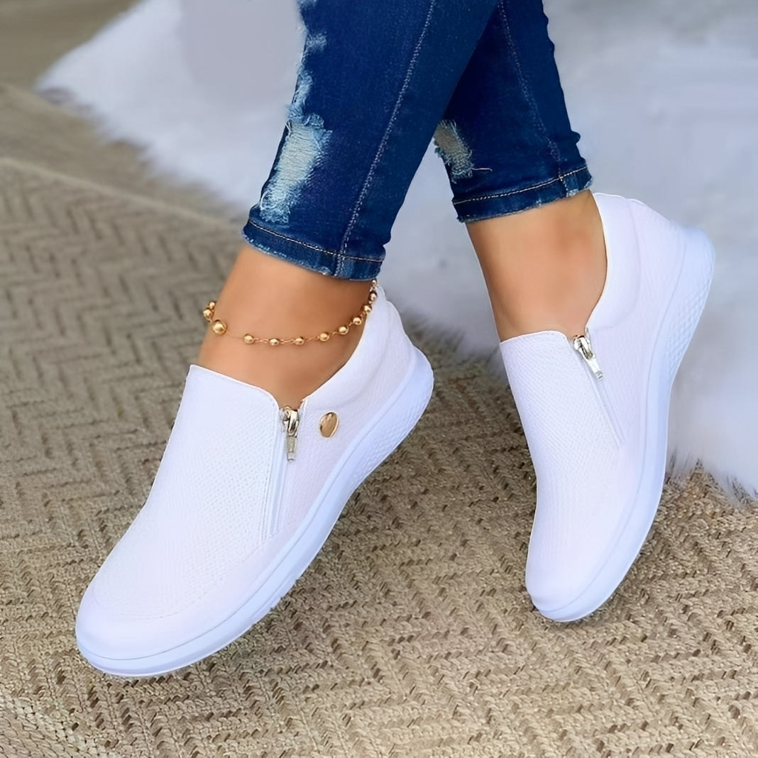 Aimee - Moderne Damenschuhe mit Reißverschluss
