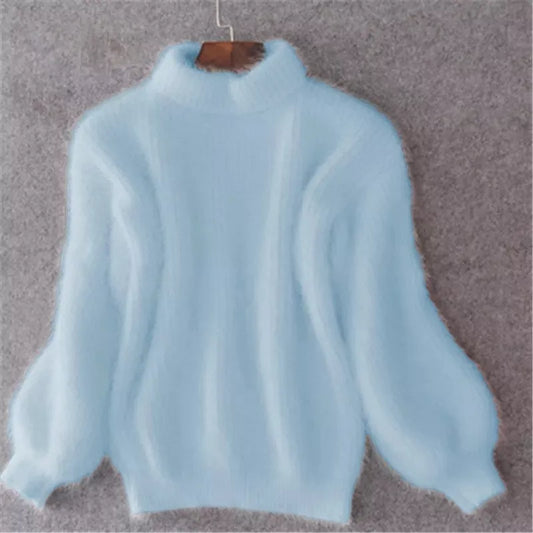 Brenda – Vintage Pullover im Angorastil
