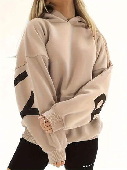 Hannah – Warme Hoodie-Jacke mit Muster
